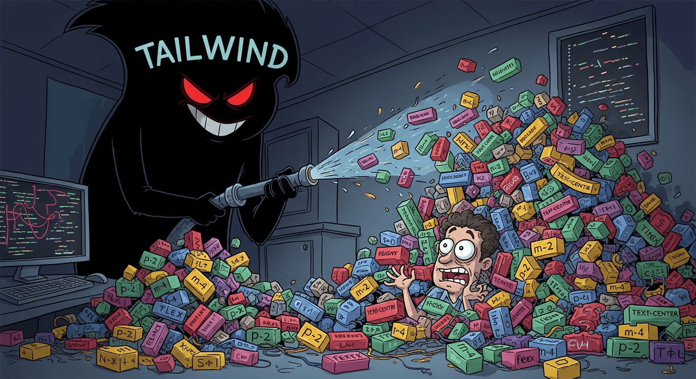 Utility-First, Maintainability-Last: Tailwind Is Anti Pattern